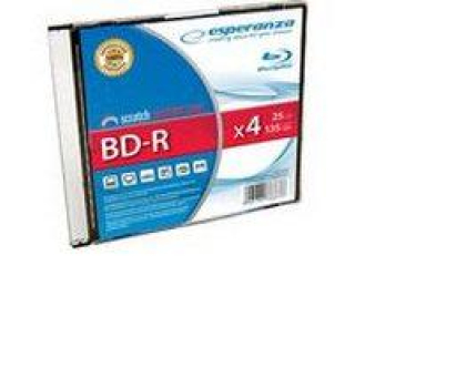 Płyta CD/DVD/Blu-Ray Esperanza 25GB 4x BluRay SLIM 1szt.